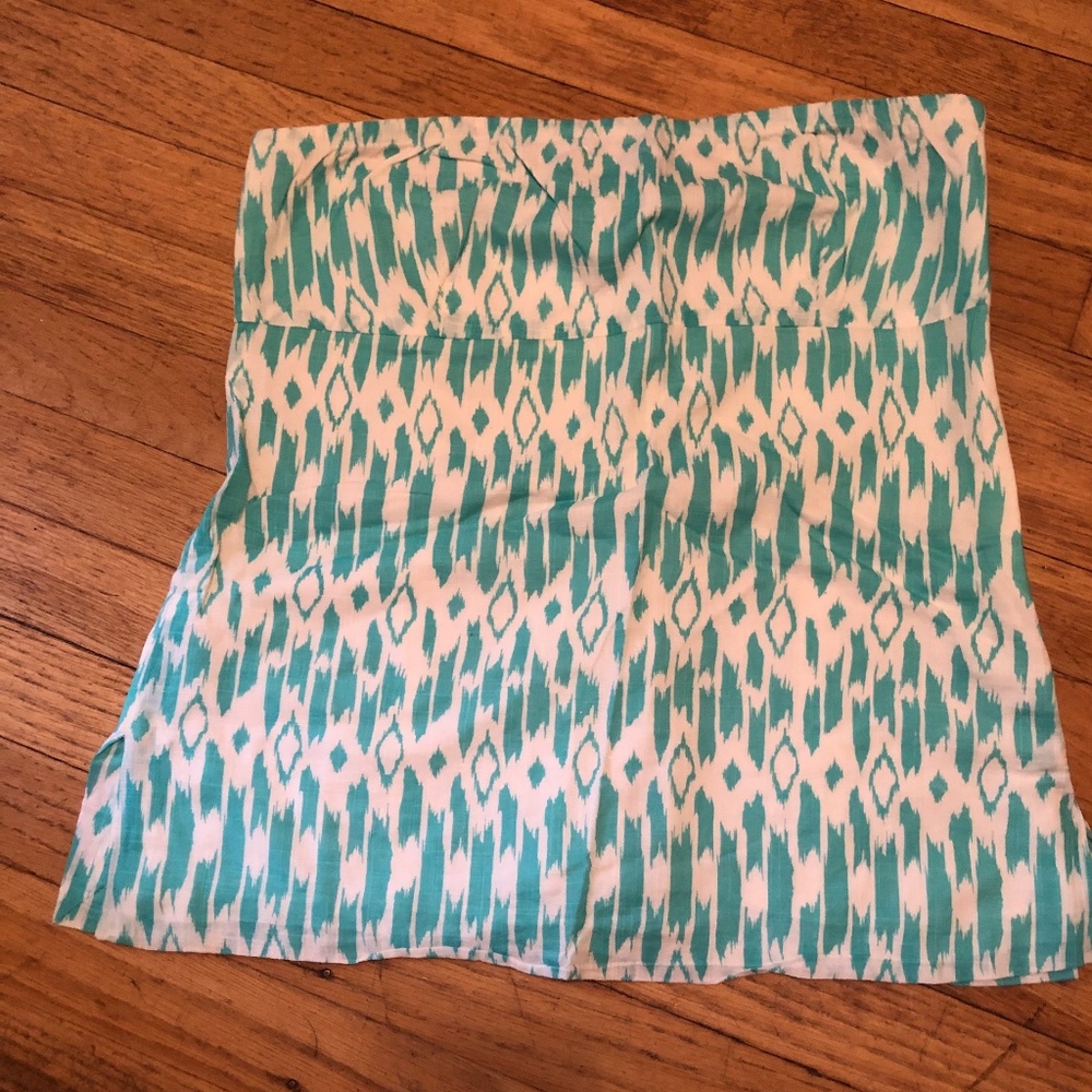 J Crew Strapless Shirt
